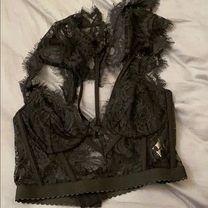 lacey crop top